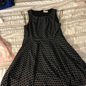 Black and white Elle sleeveless dress